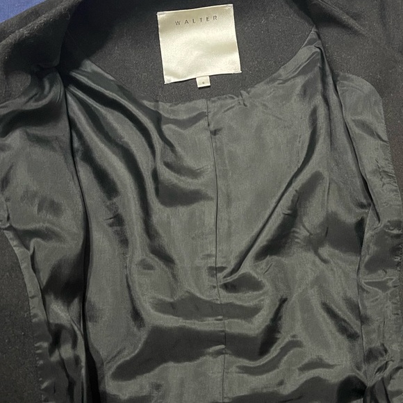 Walter Embellished Black Wool Blazer Wmn Size 6 - Picture 5 of 10